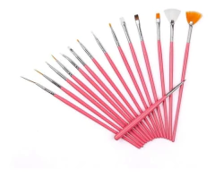 Set 15 Pinceles Nail Art Decoracion Uñas Esculpidas en internet