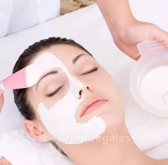 Brocha Con Piedra Facial Pincel Silicona Aplica Mascarilla - comprar online