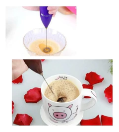 Imagen de Batidor De Leche Para Café Cappucino Espuma Pila Crema