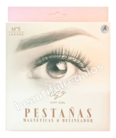 Pestañas X3 Magnéticas 5 Imanes Delineador Lapiz Magnético - comprar online