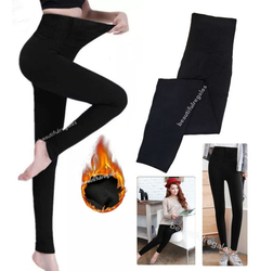 Calzas Termicas Mujer Frizadas Cintura Alta Universal - comprar online