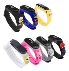 Reloj Pulsera Táctil Digital Led Silicona Para Niños Y Niñas - comprar online