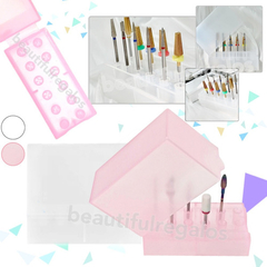 Organizador Porta Fresas Torno Uñas Manicura Estuche Nails