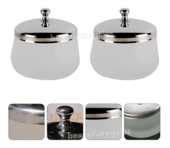 Vaso Dappen De Vidrio Con Tapa Uñas Esculpidas Acrilicas - tienda online