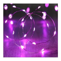 Guirnalda Hilo Alambre Cobre Microled 30leds Pilas 3mts Deco - tienda online