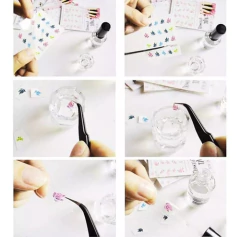 Plancha Sticker Tatto Al Agua(nail Art) 6 Plancha Grande en internet