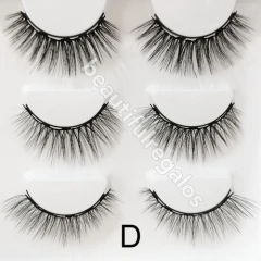 X3 Pestañas Magnéticas 5 Imanes Delineador Lapiz Magnético