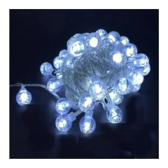 Luces Guirnalda Led 28 Bolitas Cristal 5 Mts Enchufe A 220v - comprar online