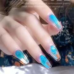 Papel De Vidrio Holografico Efecto Aurora Decoración De Uñas - M&Q REGALOS