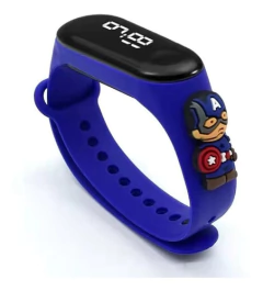 Reloj Pulsera Táctil Digital Led Silicona Para Niños Y Niñas