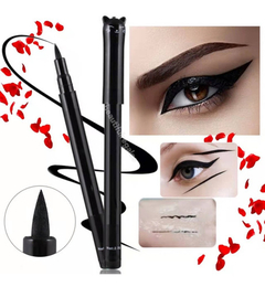 Delineador De Ojos Negro Long Lasting & Liquido Waterproof
