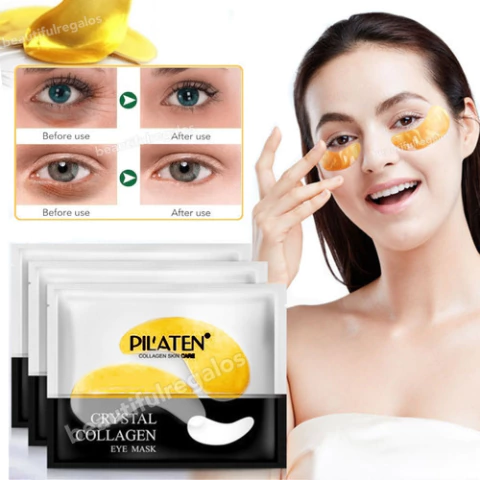 Mascarilla Colageno Gold Párpados Ojos Ojeras Oferta X3u