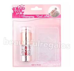Sello Stamping Con Placas Decoración Uñas Estampado Nail Art - tienda online