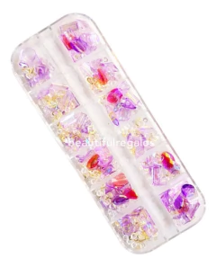 Strass Cristal En Organizador Piedras Decoración Uñas - comprar online