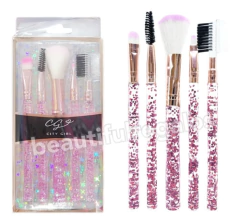 Set 5 Brochas De Maquillaje Pinceles Peine Cejas Rubor Ojos - tienda online