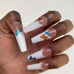 X500 Tips Unidades Uñas Cuadrada Curvatura C Escalon Esculpi - tienda online