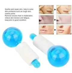 Masajeador Facial Cristal Frio Profesional Manual Ball - M&Q REGALOS