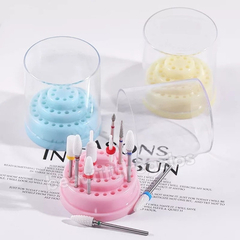 Organizador Porta Fresas Torno Uñas Esculpidas Gel Acrilicas - M&Q REGALOS