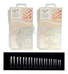 100 Tips Uñas Esculpidas Gelificadas Acrilicas Clear Natural