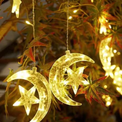 Luces Luna Estrella Cortina Guirnalda 2.8 Mts A Enchufe Navi en internet