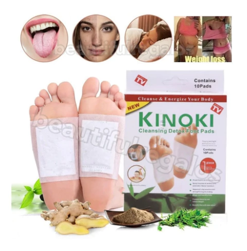 X100u Parches Desintoxicantes Kinoki Adelgaza Relaja Tension