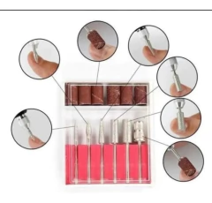 Kit Torno + 10 Fresas Para Manicuria Rusa Uñas Esculpidas - comprar online