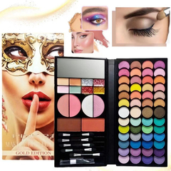 Paleta Sombras Iluminador Rubor Maquillaje Super Completa