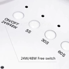 Cabina Uv/ Led Sun One 48w Timer Y Sensor Auto Uñas Semi Gel - comprar online