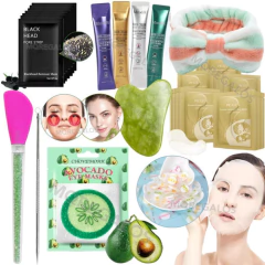 Combo Facial Super Completo Limpieza Kit Vincha Mascarillas