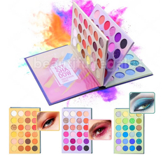 Paleta Sombras 72 Colores Libro Matte Satinadas Make Up