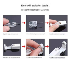 X2 Abridores De Oreja Piercing Perforadora Aro Incluido - tienda online