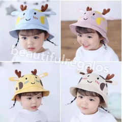 Gorro Para Chicos Piluso Estampado Con Cuernitos Jirafa en internet