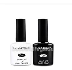 Kit Esmaltes Semipermanenetes Removedor Uv Base Top Lima - M&Q REGALOS