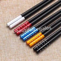 Pack 5 Pares Palitos Chinos Sushi Negros Reutilizable - comprar online