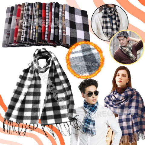 Bufandas Pashminas Chalinas Unisex Algodón Invierno Otoño