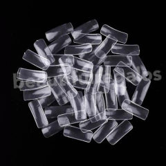 Tips X500 Unidades Uñas Cuadrada Escalon Esculpida Manicuria - M&Q REGALOS