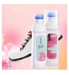 Limpiador Mágico Para Zapatillas Blanca Liquida Con Cepillo