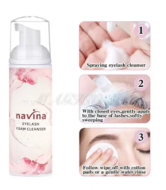 Lash Shampoo Navina Espuma Para Pestaña Extension De Pestaña en internet