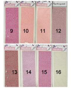 Imagen de Strass Gemas Autoadhesivas Para El Rostro Cara Cuerpo Deco