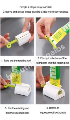 Dispenser Exprimidor Pasta Dental Porta Crema Baño Organiza - tienda online