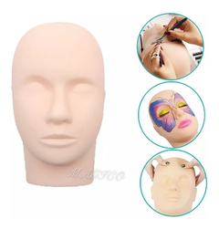 Cabeza Maniqui Para Curso De Extensiones De Pestañas