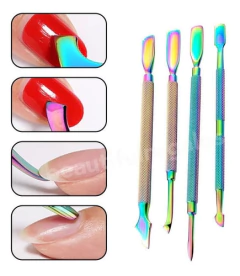 Kit De Repujador Acero Tornasolado Uñas Esculpidas Cutículas en internet