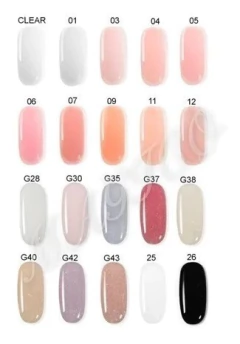 Kit Polygel Navi Decoracion Uñas Gel Manicuria Base Y Top - comprar online