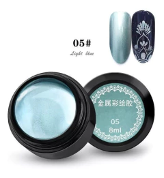 Gel Paint Uv Led Color 8ml Metalizados Nail Art Deco Uñas X1