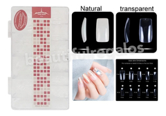 Tips Cuadrado Sistema Gel Caja X 500pcs Ultra Fino - M&Q REGALOS