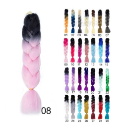 Extensiones Jumbo Kanekalón Térmico Combinado Trenzas Africa - tienda online