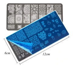 1 Placa De Metal Para Diseño De Stamping 6x12 Modelos Vario