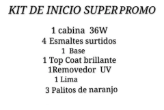 Kit Inicial X12u. Manicuria Semipermanente Led/ Uv Inicio36w - comprar online