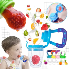 Chupete Para Fruta Bebe Beba Alimentación Mordillo Silicona