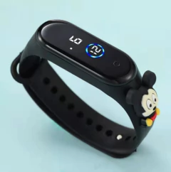 Reloj Pulsera Táctil Digital Led Silicona Para Niños Y Niñas